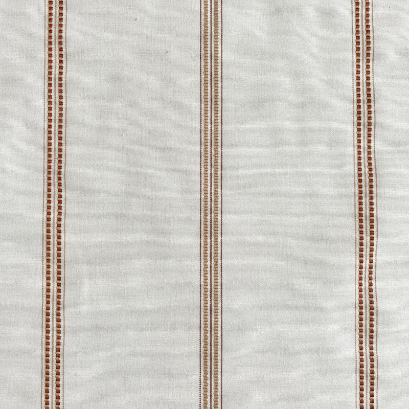 Embroidered Brown Stripes