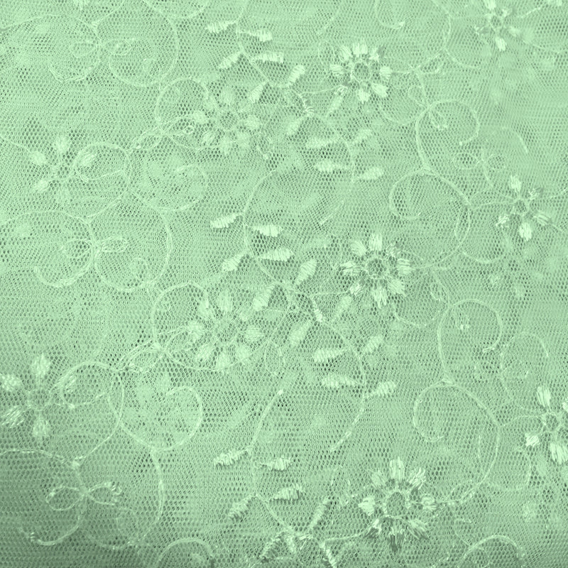 Decorative Polyester Lace - Mint Green