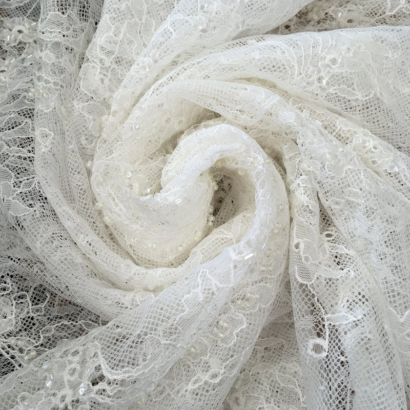 Decorative Polyester Lace - White Whimsy