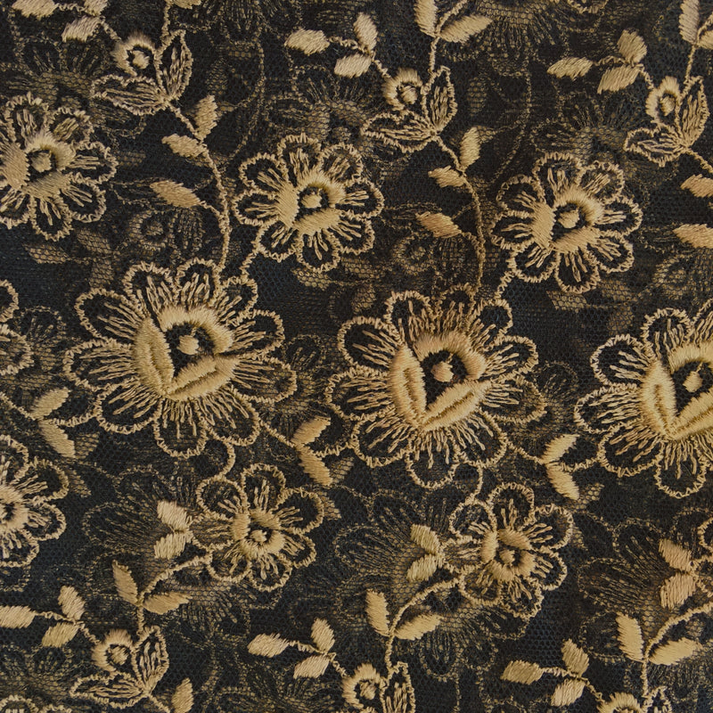 Decorative Polyester Lace - Rustic Noir