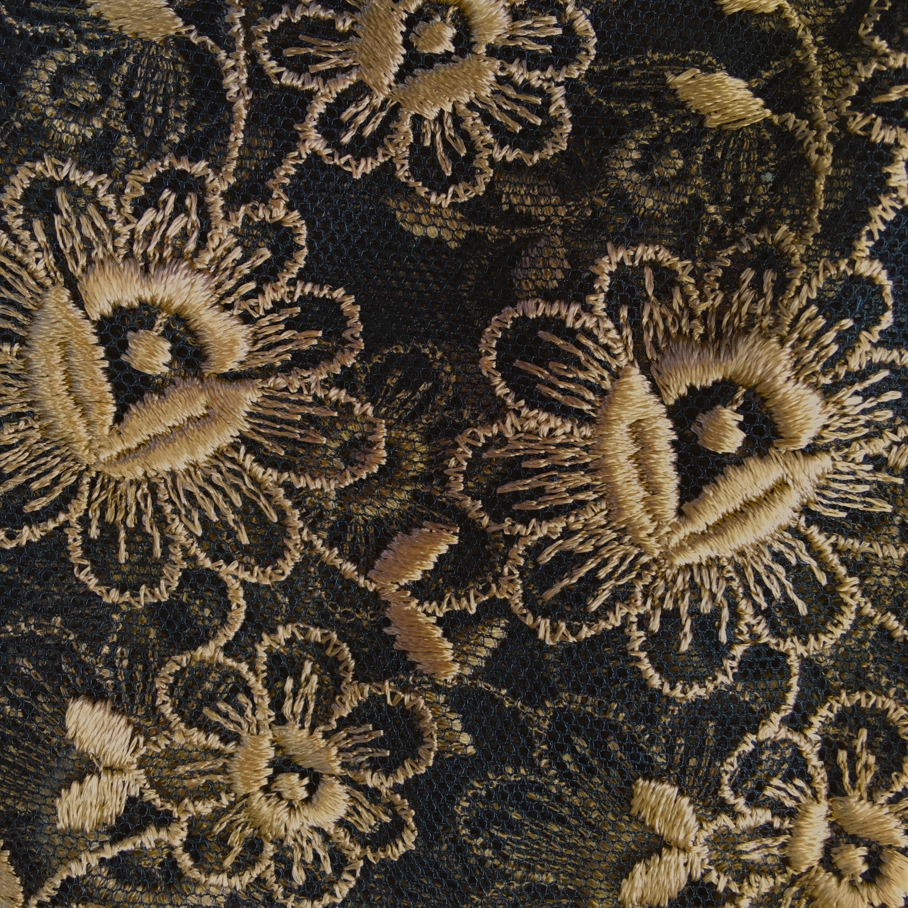 Decorative Polyester Lace - Rustic Noir