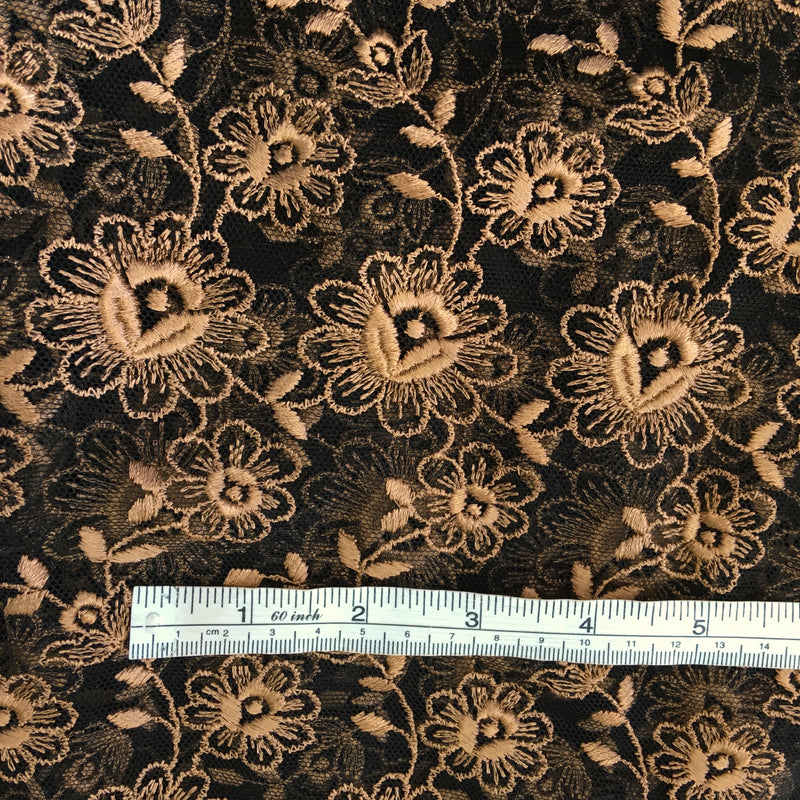 Decorative Polyester Lace - Rustic Noir