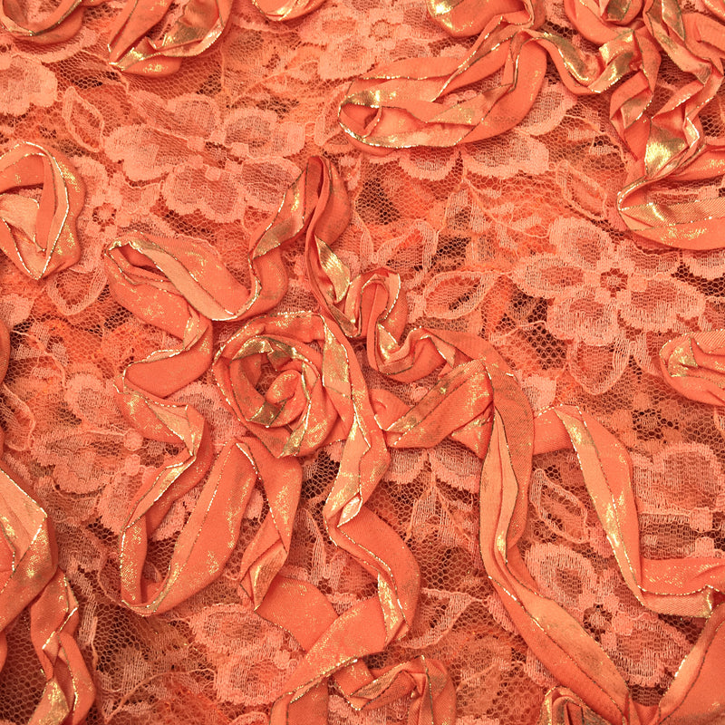 Decorative Polyester Lace - Peach Surprise