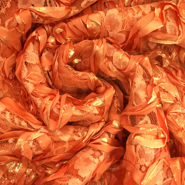 Decorative Polyester Lace - Peach Surprise