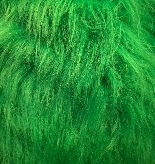 Faux Fur - Grass Green Long