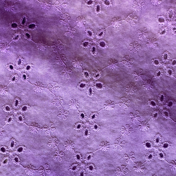 Broderie Anglaise - Purple