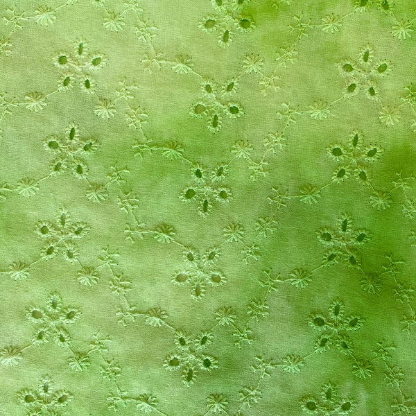 Broderie Anglaise - Lime