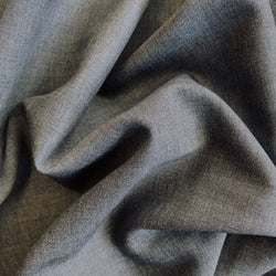 Grey Superfine Wool Suiting