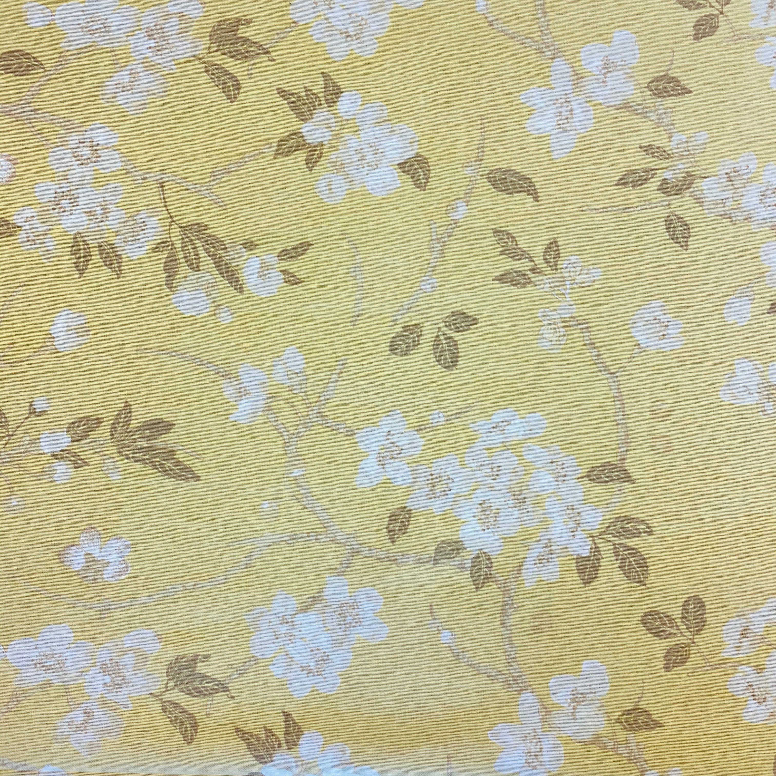 Vintage Floral - Pale Yellow