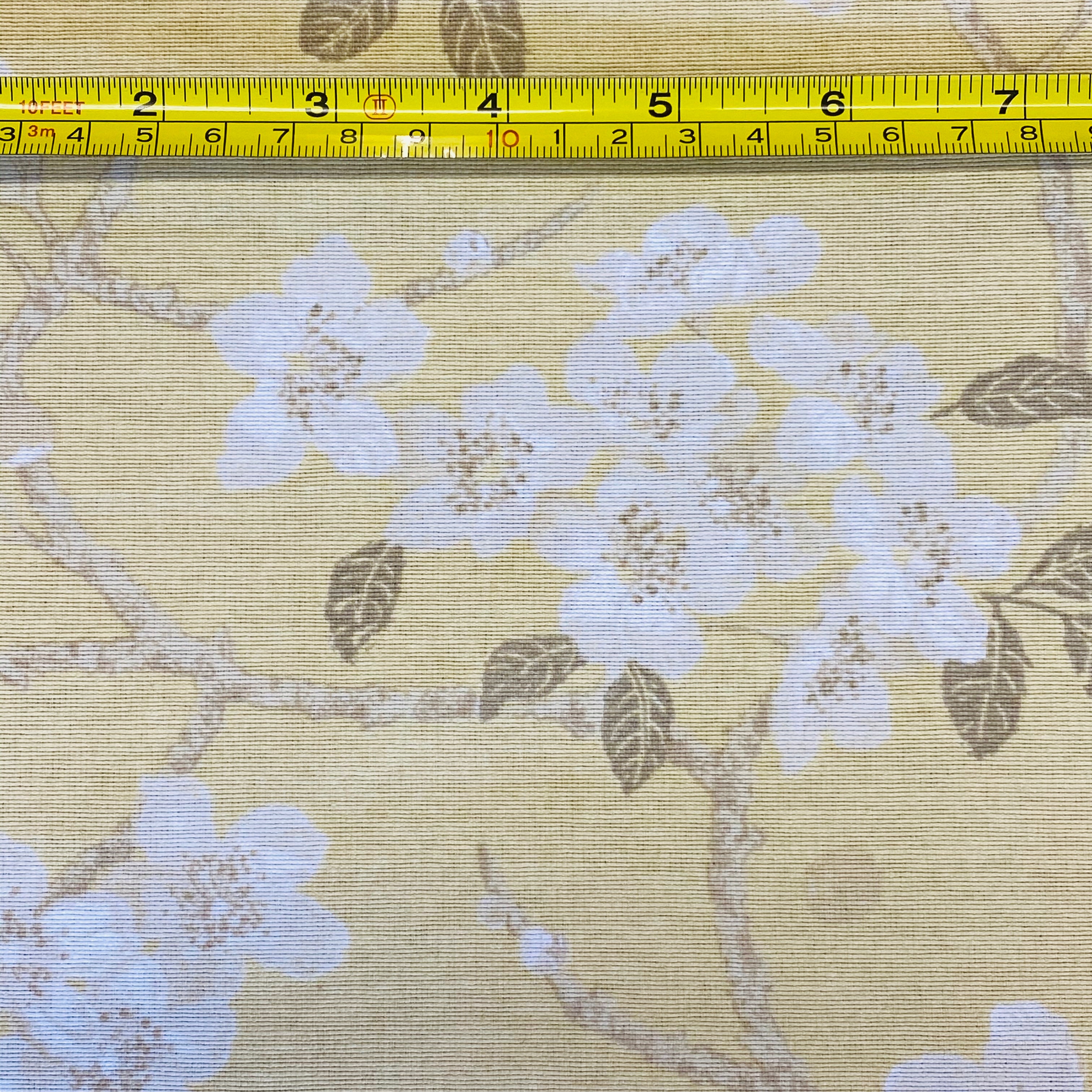 Vintage Floral - Pale Yellow