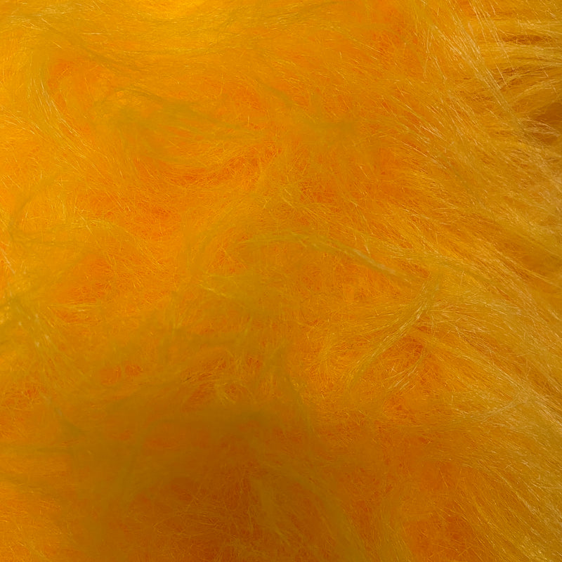 Faux Fur - Golden Yellow Long