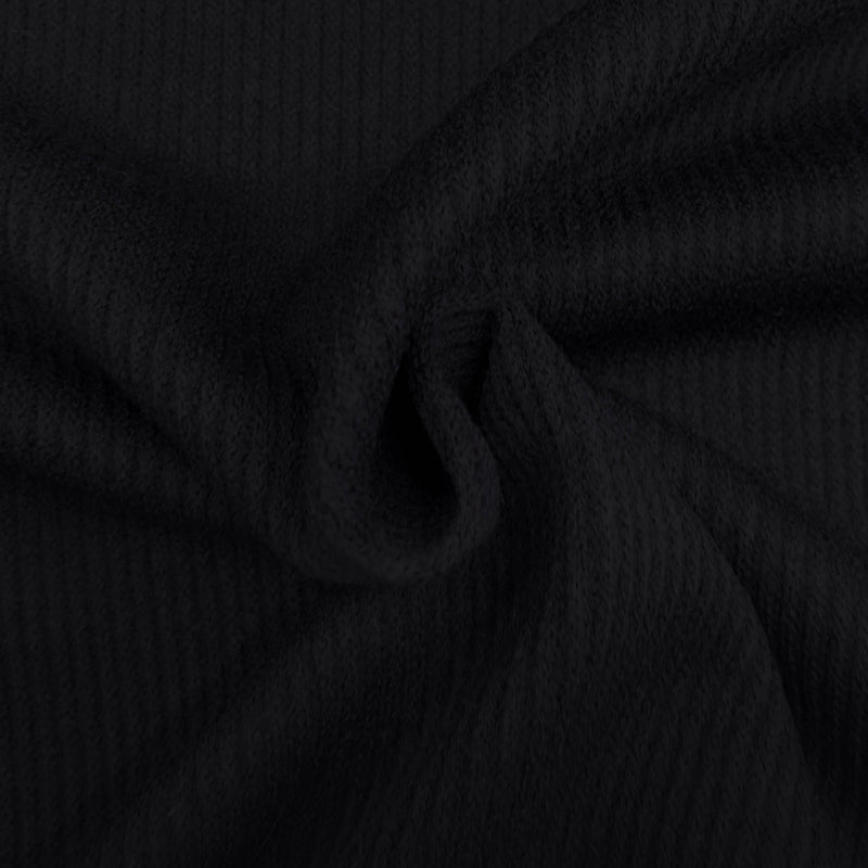 Navy Ribbed Knit