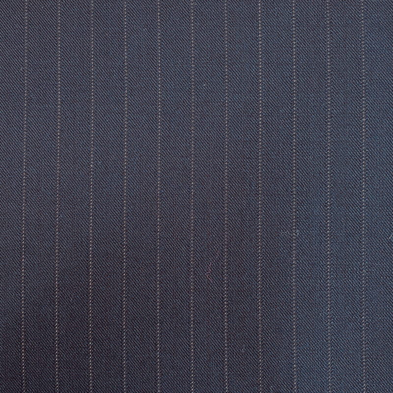 Navy Vertical Pin Stripes