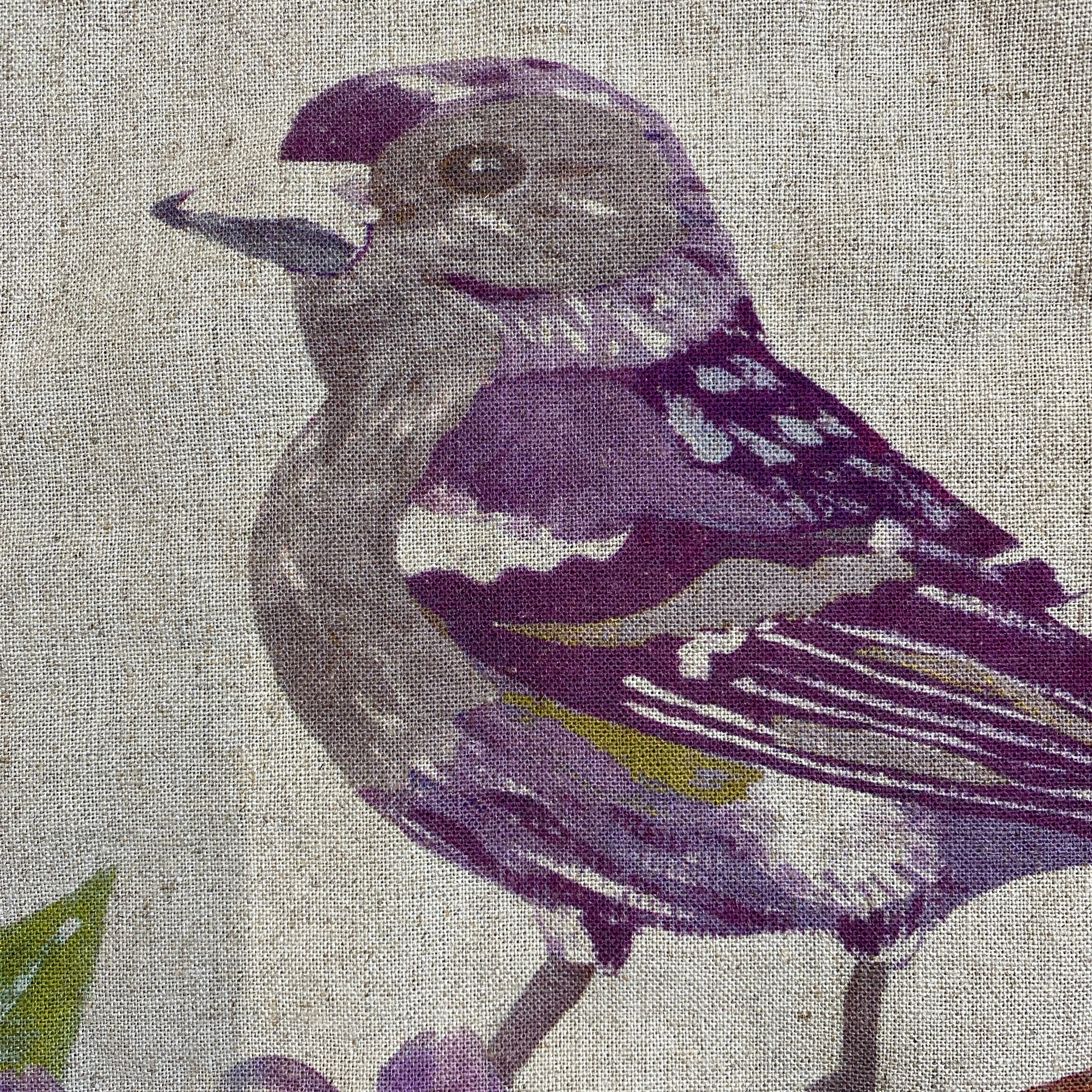 Birds on a branch - Plum