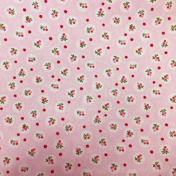 Cotton Poplin - Perfect Pink Posies