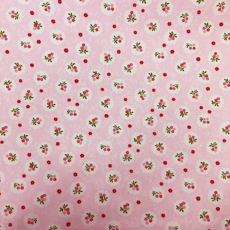 Cotton Poplin - Perfect Pink Posies