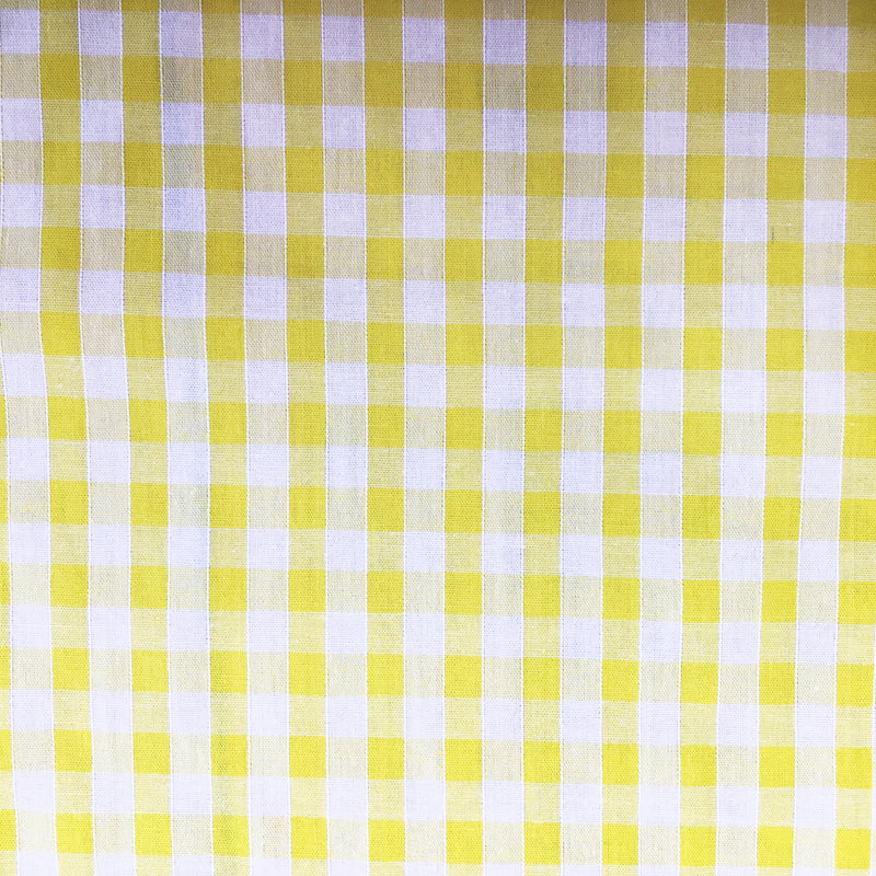 Gingham Yellow large squares