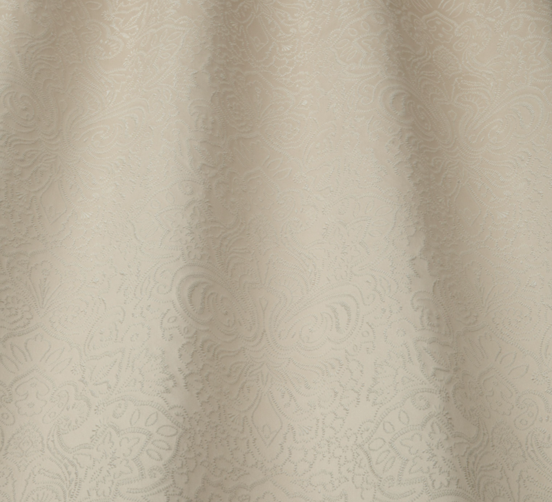 Serenity Ivory Woven Jacquard - 137cm x 120cm