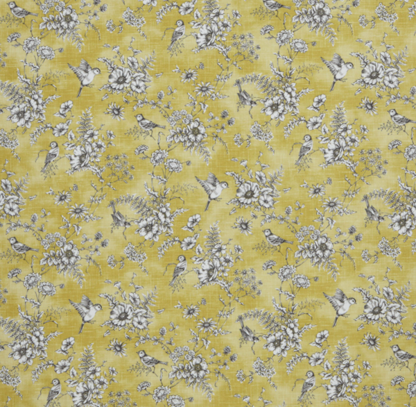 Finch Toile- Buttercup