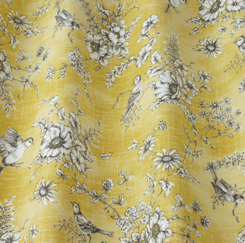 Finch Toile- Buttercup