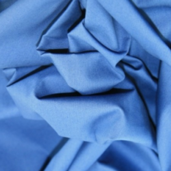 Cotton Poplin Mid Blue